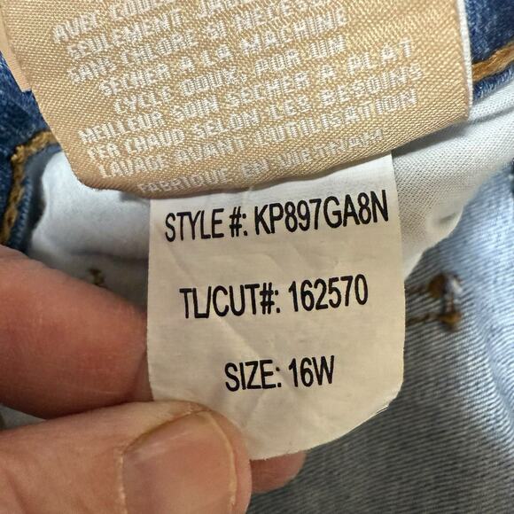 Kut From The Kloth Jeans Women's Catherine Boyfriend Sz 16 W High Rise Comfort - Picture 6 of 8